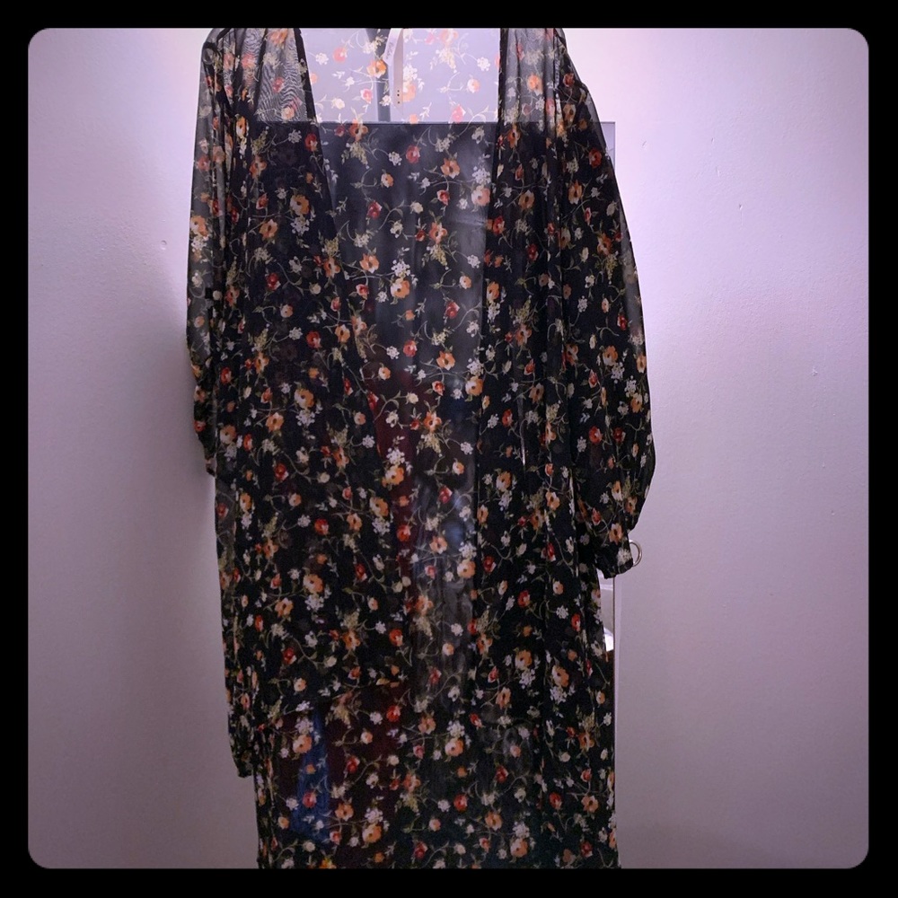 Cute sheer cover up!